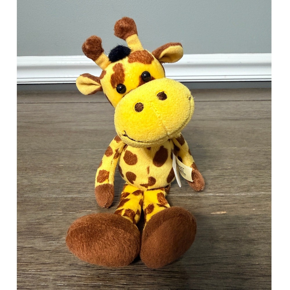 Burton + Burton‎ Geriff Giraffe Plush Stuffed Animal Yellow Brown Spotted 972171